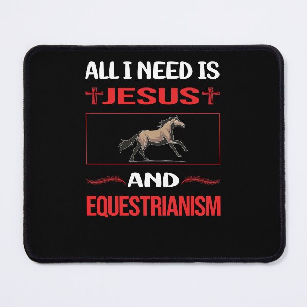 Item preview, Funny Jesus Equestrianism Horse Horseback Riding designed and sold by DougPoulos.