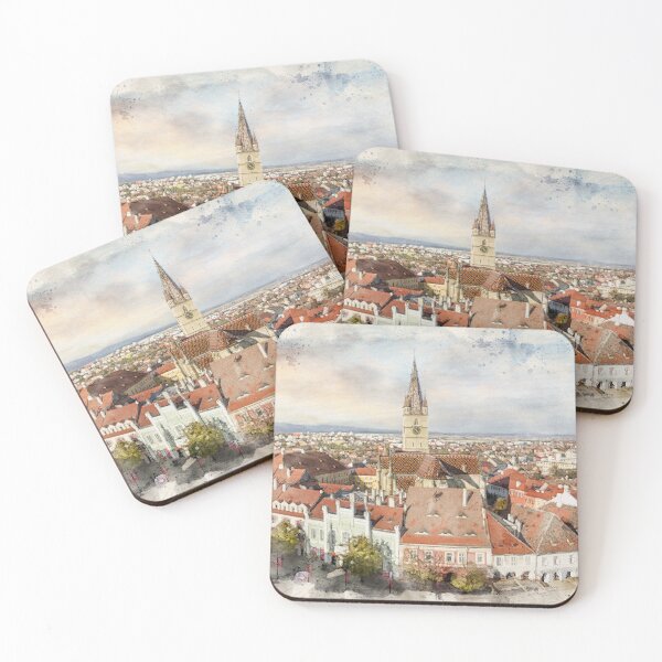 Item preview, Sibiu, Romania from the Council Tower  designed and sold by mitzobs.