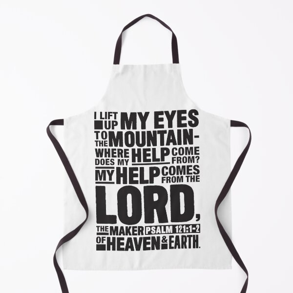Artikelvorschau, Psalm 121: 1-2 Meine Hilfe kommt vom Herrn entworfen und verkauft von plushism.