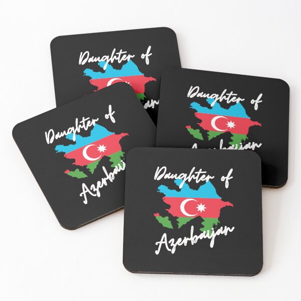 Item preview, Daughter of Azerbaijan Map Flag designed and sold by NovawayDirect.