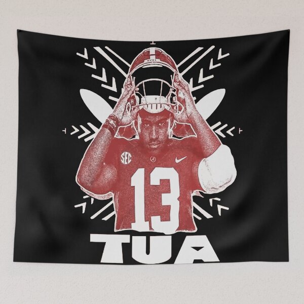 Item preview, Tua Tagovailoa College Football Inspired designed and sold by VieranDnaa.