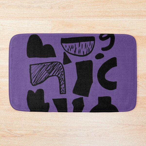 Item preview, abstract figures on ultra violet background designed and sold by ulyanaandreeva.