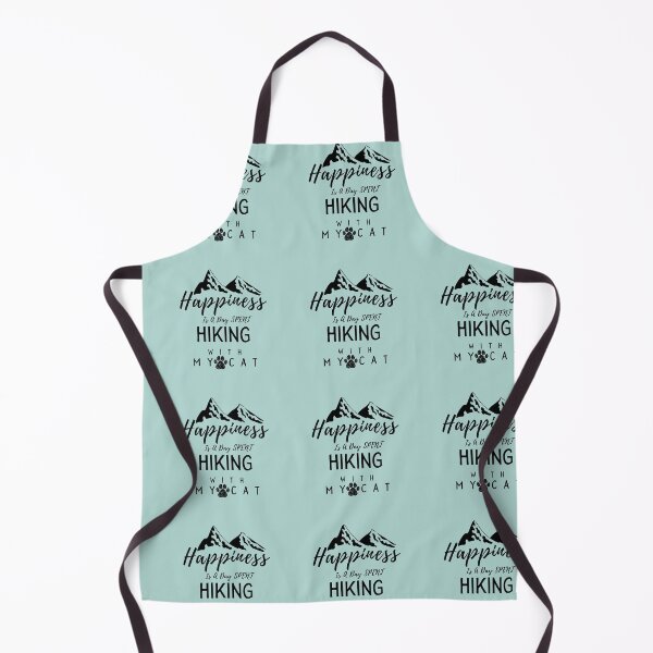 Item preview, Happiness Is A Day Spent Hiking With My Cat,funy quote for hiker ,cat ,lover designed and sold by ourpretty.