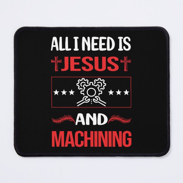 Item preview, Funny Jesus Machining Machinist designed and sold by FifineCroteau.
