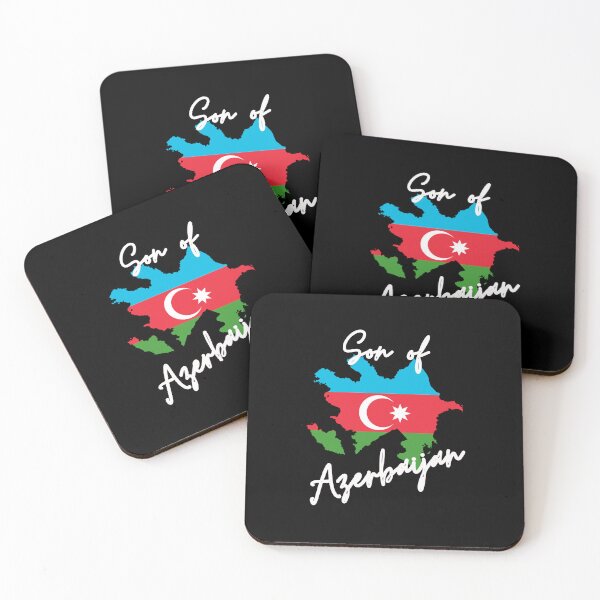 Item preview, Son of Azerbaijan Map Flag designed and sold by NovawayDirect.