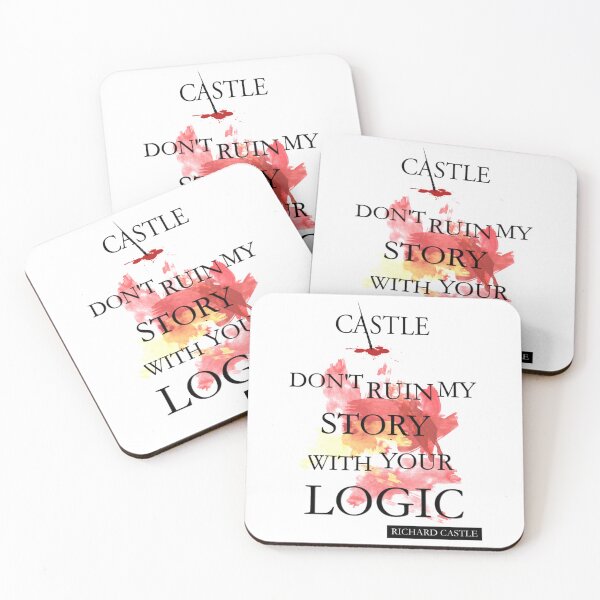 Item preview, Castle _quot_Don_t Ruin My Story With Your Logic_quot_   designed and sold by VinylandSass.