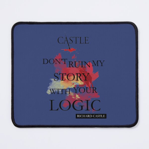 Item preview, Castle _quot_Don_t Ruin My Story With Your Logic_quot_   designed and sold by VinylandSass.