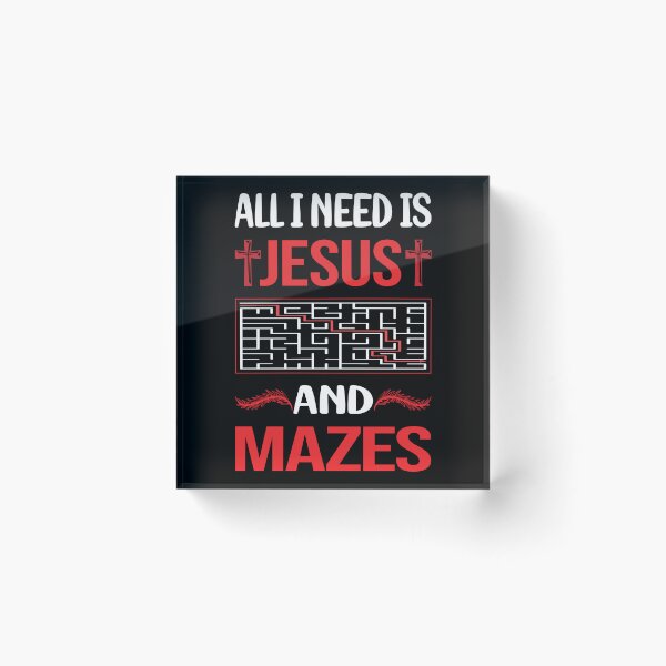 Item preview, Funny Jesus Mazes Maze designed and sold by FifineCroteau.