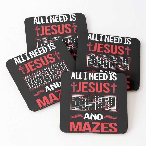 Item preview, Funny Jesus Mazes Maze designed and sold by FifineCroteau.