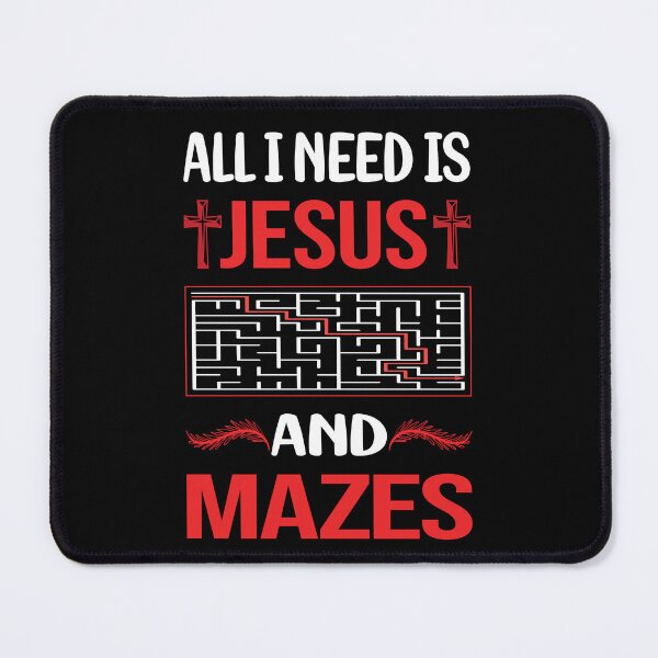 Item preview, Funny Jesus Mazes Maze designed and sold by FifineCroteau.