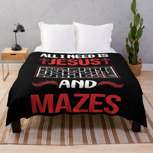Item preview, Funny Jesus Mazes Maze designed and sold by FifineCroteau.