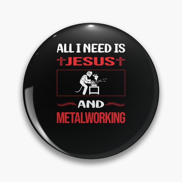 Item preview, Funny Jesus Metalworking Metalworker Metal Working designed and sold by FifineCroteau.
