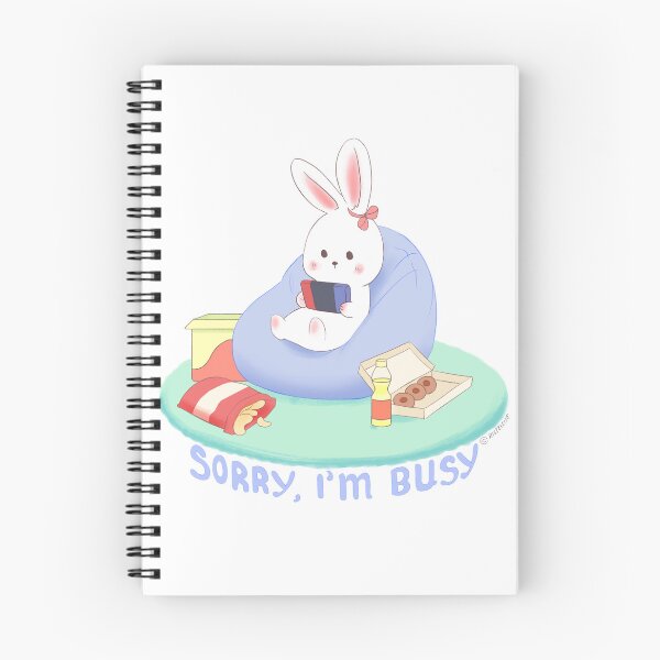 Item preview, I'm Busy Rabbit - Procrastinating Bunny  designed and sold by ristellise.