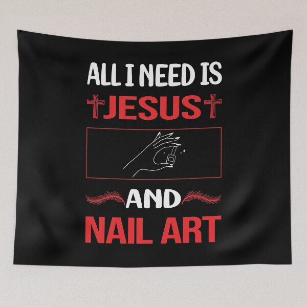 Item preview, Funny Jesus Nail Art Nail Tech Nails Manicure Manicurist Pedicure Pedicurist designed and sold by FifineCroteau.
