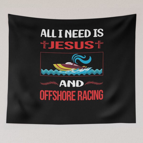 Item preview, Funny Jesus Offshore Racing designed and sold by FifineCroteau.