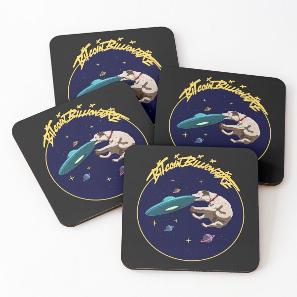 Item preview, Crypto Outer space Dog UFO Frisbee - Crypto Billionaire designed and sold by BearMrktGenius.