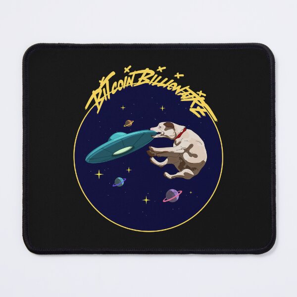Item preview, Crypto Outer space Dog UFO Frisbee - Crypto Billionaire designed and sold by BearMrktGenius.