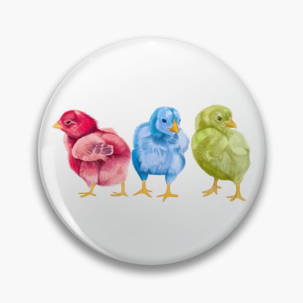 Item preview, A Trio of Colorful Cute Chicks designed and sold by Kirsike.