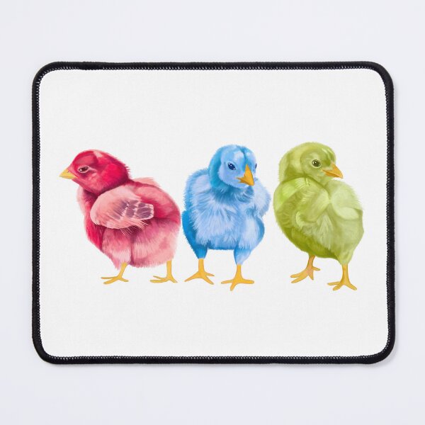 Item preview, A Trio of Colorful Cute Chicks designed and sold by Kirsike.