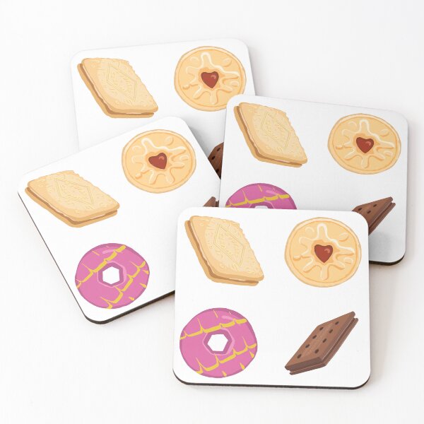Item preview, Four Traditional English Biscuits on White designed and sold by yellowkats.