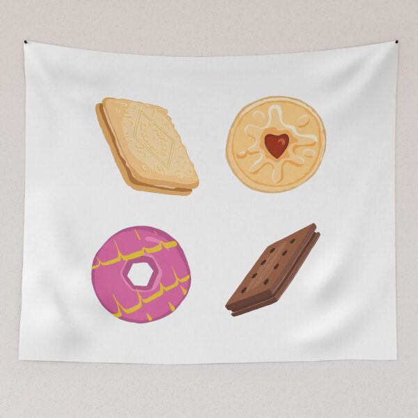 Item preview, Four Traditional English Biscuits on White designed and sold by yellowkats.