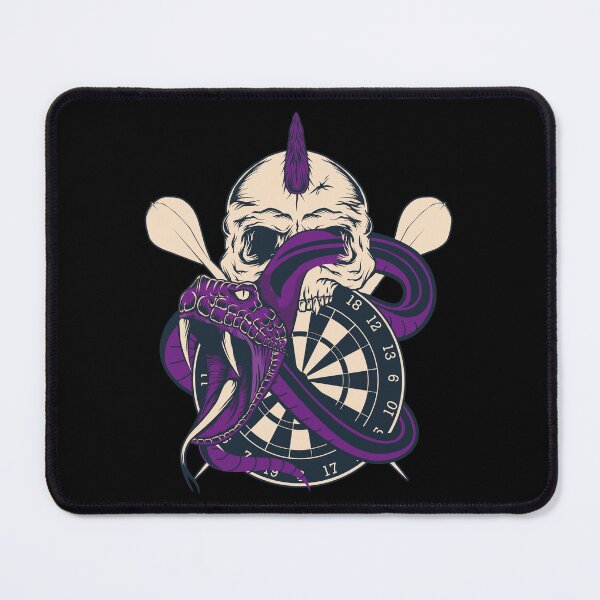 Item preview, Darts Champion Punk Skull Snake designed and sold by OmmeDesigns.