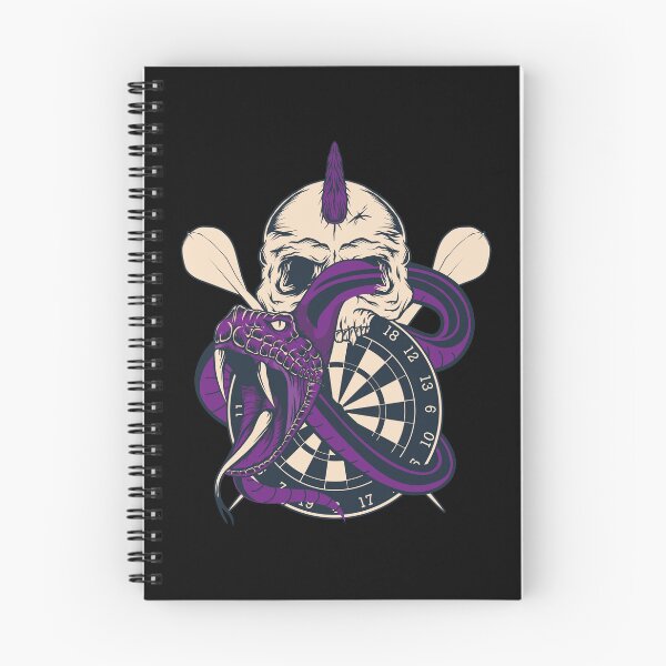Item preview, Darts Champion Punk Skull Snake designed and sold by OmmeDesigns.