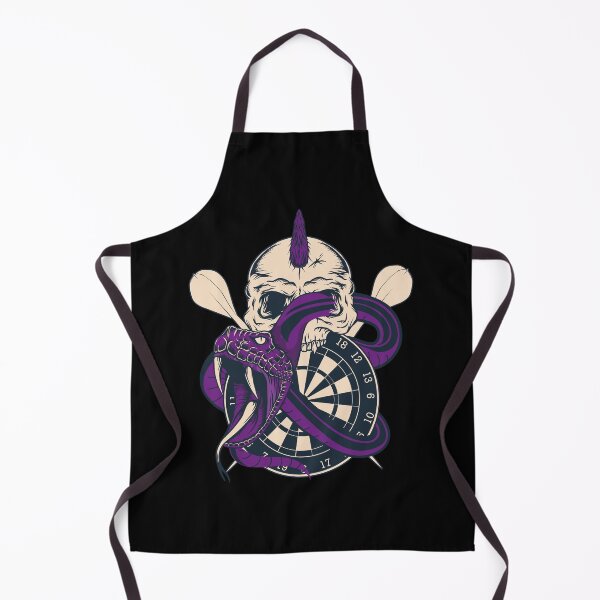 Item preview, Darts Champion Punk Skull Snake designed and sold by OmmeDesigns.