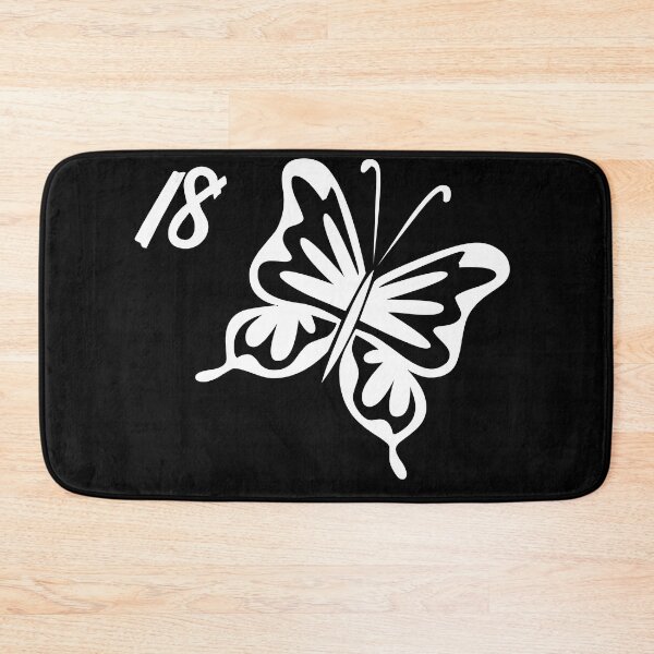 Item preview, Butterfly with the number 18 designed and sold by aminz4.