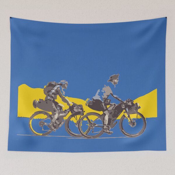 Item preview, Sweden Swedish  flag Bikepacking gravel bike solo travel travelling by bike bikepacker  designed and sold by angelpardo.