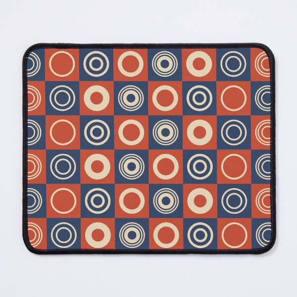 Item preview, Sirkel, Vintage 70s Circle in Checkered Pattern designed and sold by BesanoStyle.