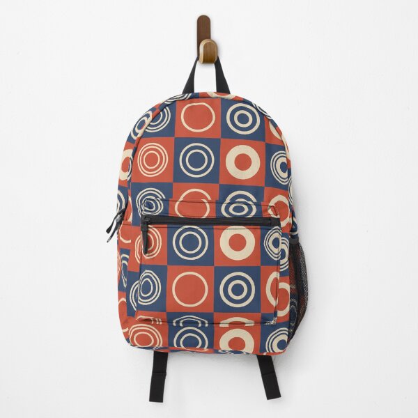 Item preview, Sirkel, Vintage 70s Circle in Checkered Pattern designed and sold by BesanoStyle.