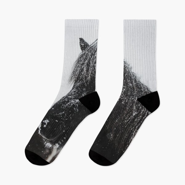 Item preview, Icelandic horses in the snow designed and sold by LouisaLilja.