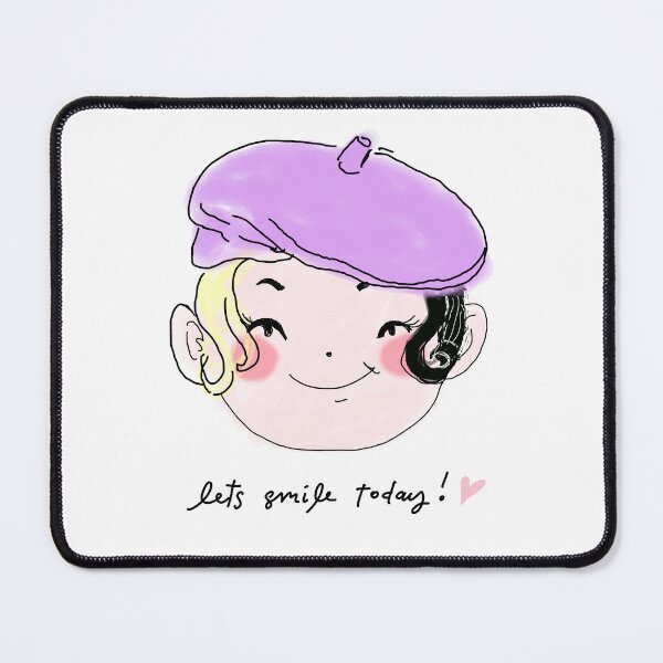 Item preview, Beret Girl - Lets smile today! designed and sold by ✿good goodies✿.