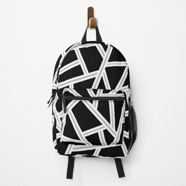Item preview, Abstract geometric pattern - gray, black and white. designed and sold by K.S ART.
