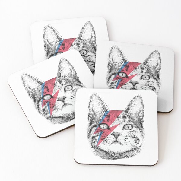 Item preview, Ziggy Stardust Cat , David Bowie, Wo designed and sold by VieranDnaa.