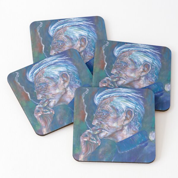 Item preview, SAMUEL BECKETT watercolor portrait .13 designed and sold by lautir.