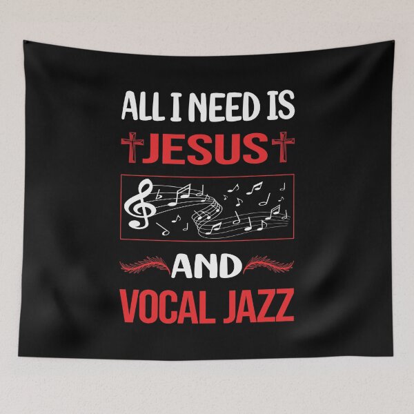 Item preview, Funny Jesus Vocal jazz designed and sold by SunnyShop123.