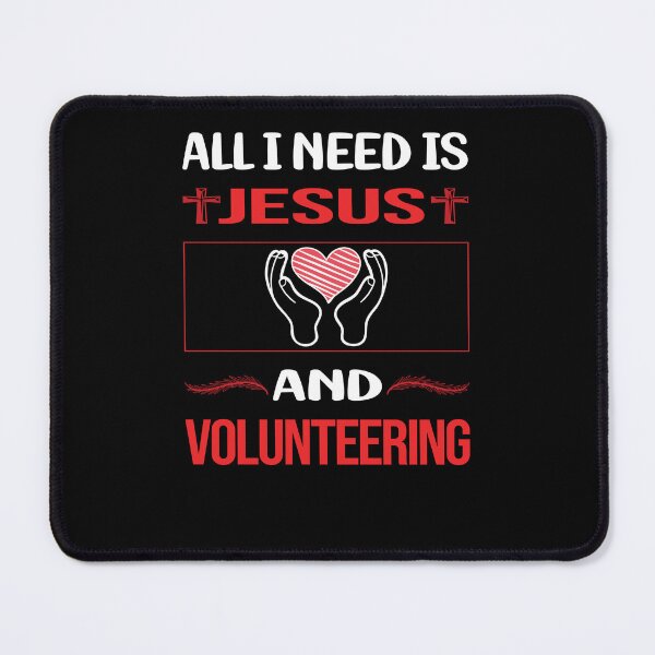 Item preview, Funny Jesus Volunteering Volunteer designed and sold by SunnyShop123.