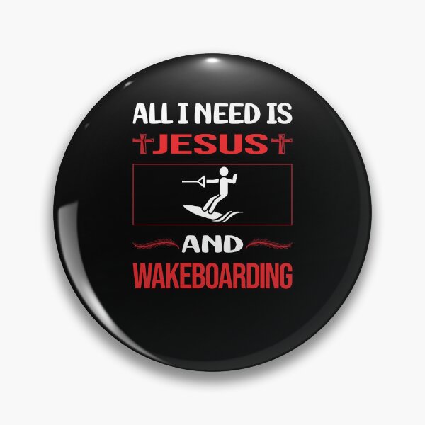 Item preview, Funny Jesus Wakeboarding Wakeboard Wakeboarder designed and sold by SunnyShop123.