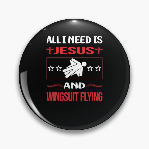 Item preview, Funny Jesus Wingsuit Flying Wingsuiting designed and sold by SunnyShop123.