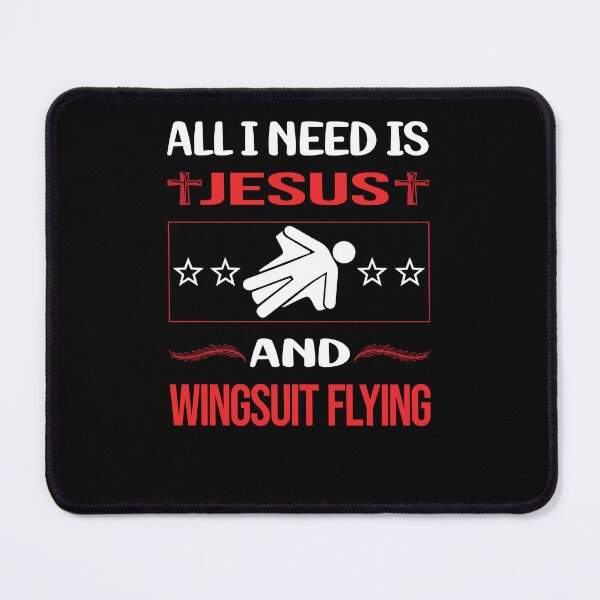 Item preview, Funny Jesus Wingsuit Flying Wingsuiting designed and sold by SunnyShop123.