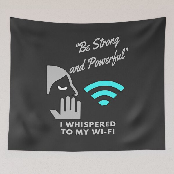 Item preview, Be strong and powerful funny motivational technology parody designed and sold by MAD-STREETWEAR.