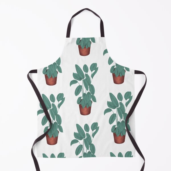 Item preview, Cute potted rubber tree plant - ficus botanical design designed and sold by Balsamista-art.