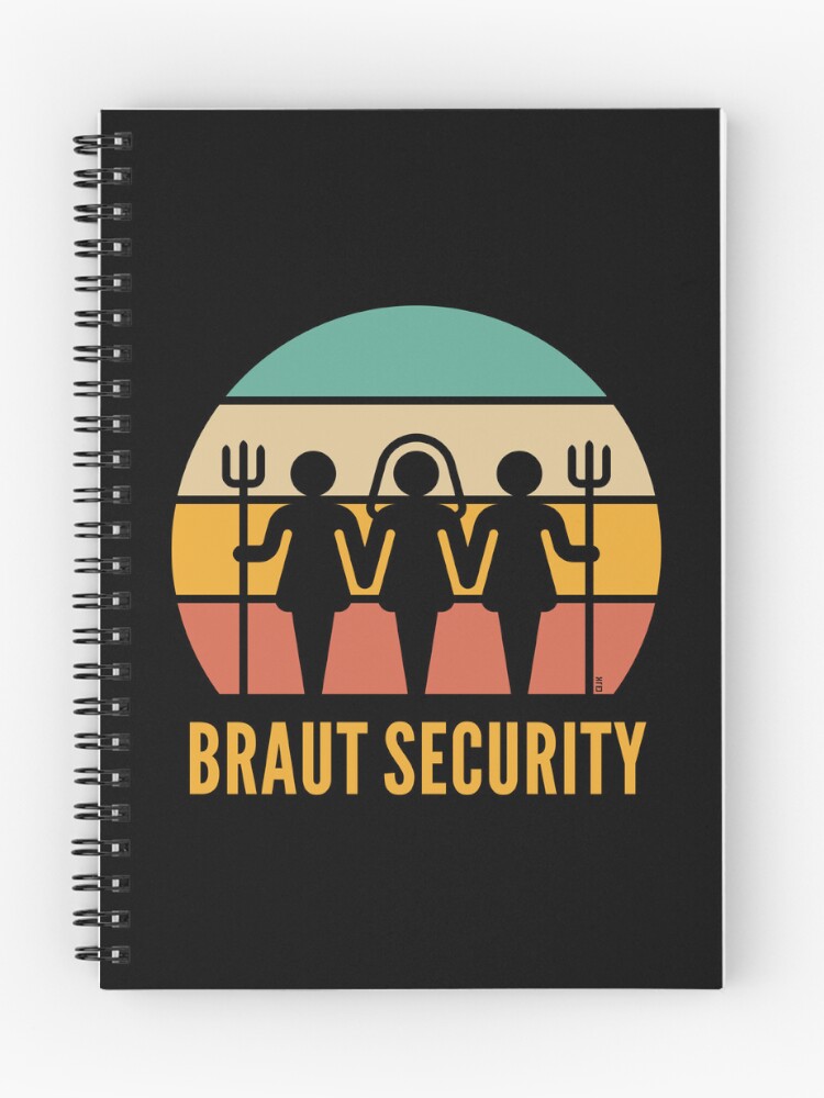 Thumbnail 1 of 3, Journal, Braut Security (Hen Party / Sunset) designed and sold by Roderix.