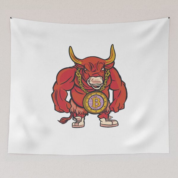 Item preview, Bitcoin Bull designed and sold by MizzKarizmah.
