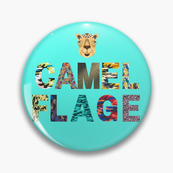 Item preview, Colorful Camelflage Camouflage Typography - Cute Mandala Pattern Camel With Camo Lettering   designed and sold by haRexia.