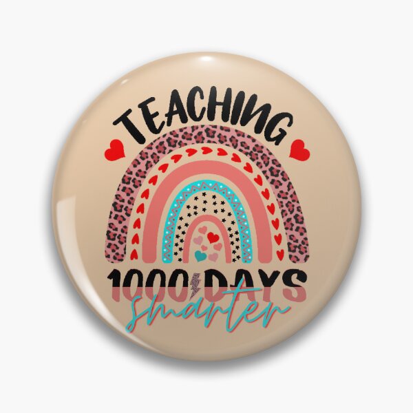 Item preview, Teaching 1000 days Smarter Happy 1000th Day Of School Rainbow Teacher designed and sold by SweetbeStore.