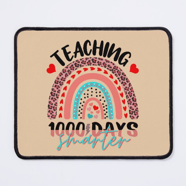 Item preview, Teaching 1000 days Smarter Happy 1000th Day Of School Rainbow Teacher designed and sold by SweetbeStore.