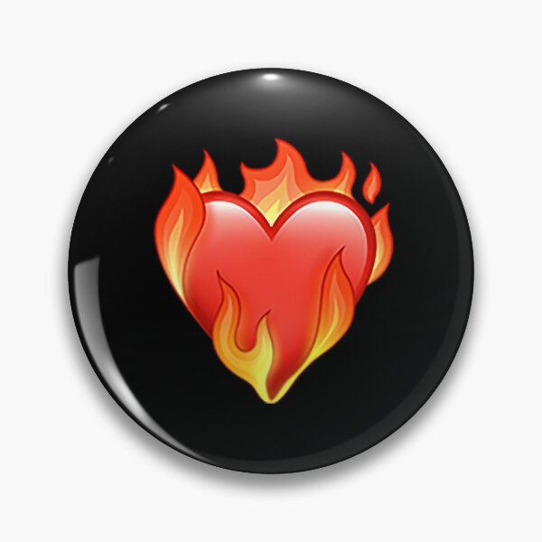 Item preview, flaming heart designed and sold by rare-colors.